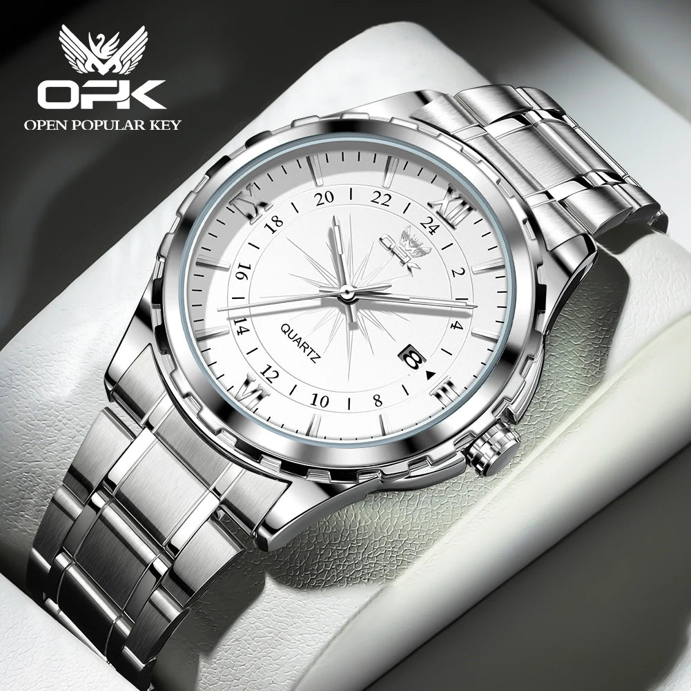 Maison Avelon Éternel — Montre Homme Acier Calendrier Prestige