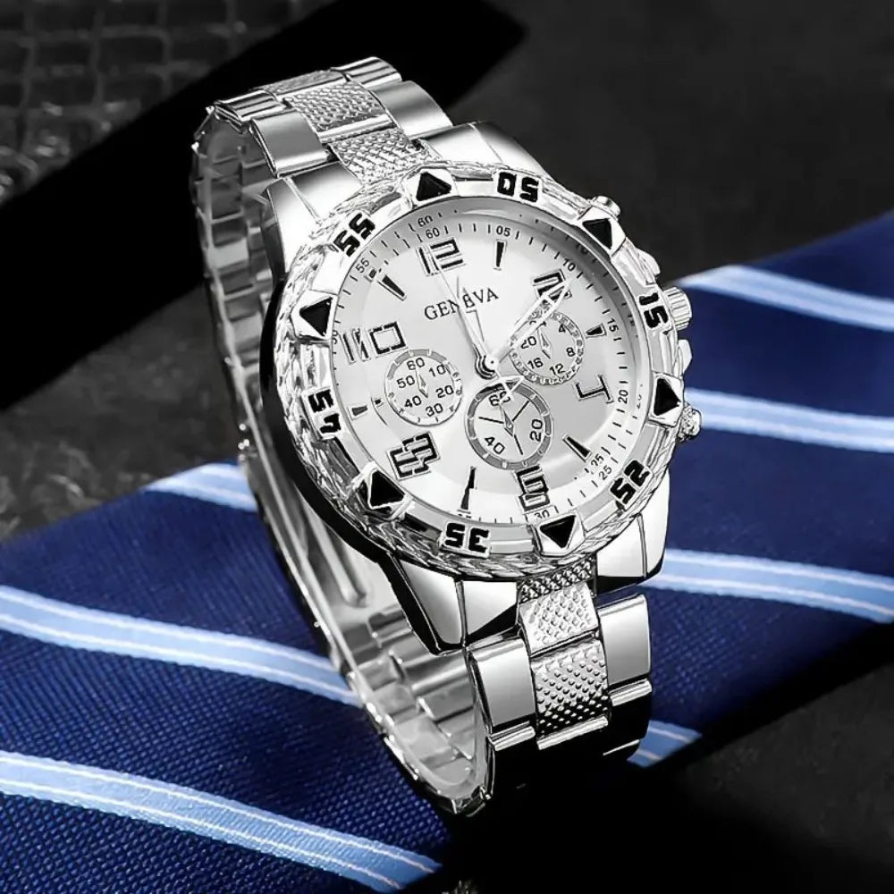 Maison Avelon Atlas — Montre Homme Grand Cadran Acier Prestige