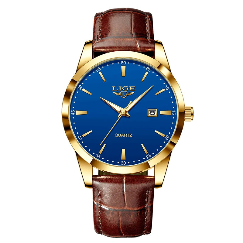 Maison Avelon Impérial — Montre Homme Cuir Marron Élégance