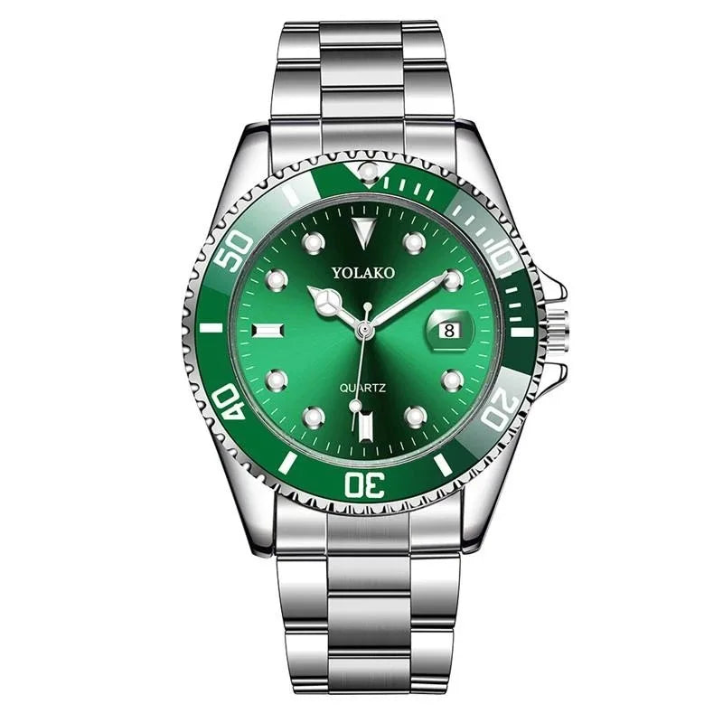 Maison Avelon Vertige — Montre Homme Acier Cadran Émeraude