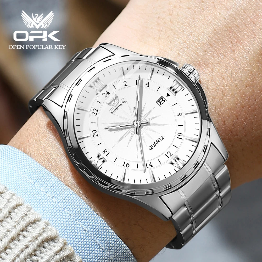 Maison Avelon Éternel — Montre Homme Acier Calendrier Prestige