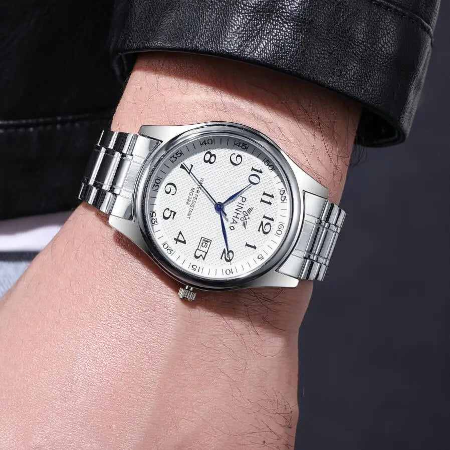 Maison Avelon Royale — Montre Homme Acier Intemporelle