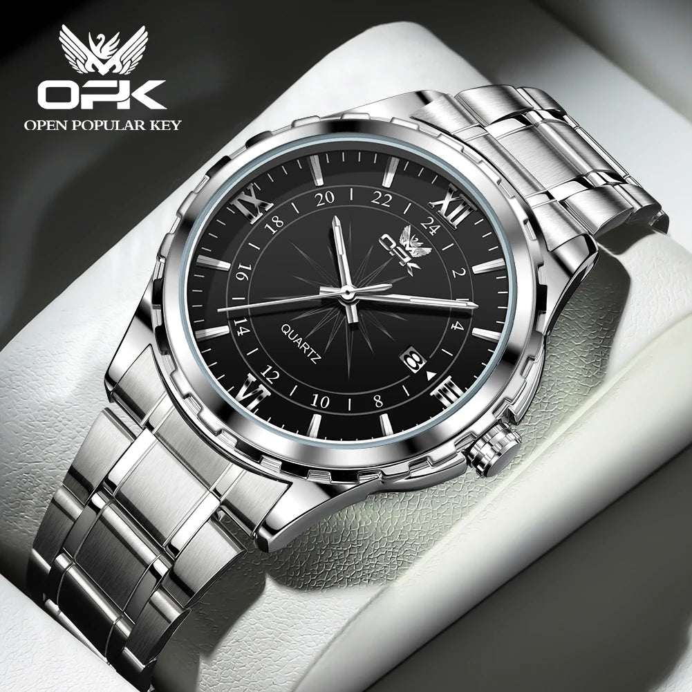 Maison Avelon Éternel — Montre Homme Acier Calendrier Prestige