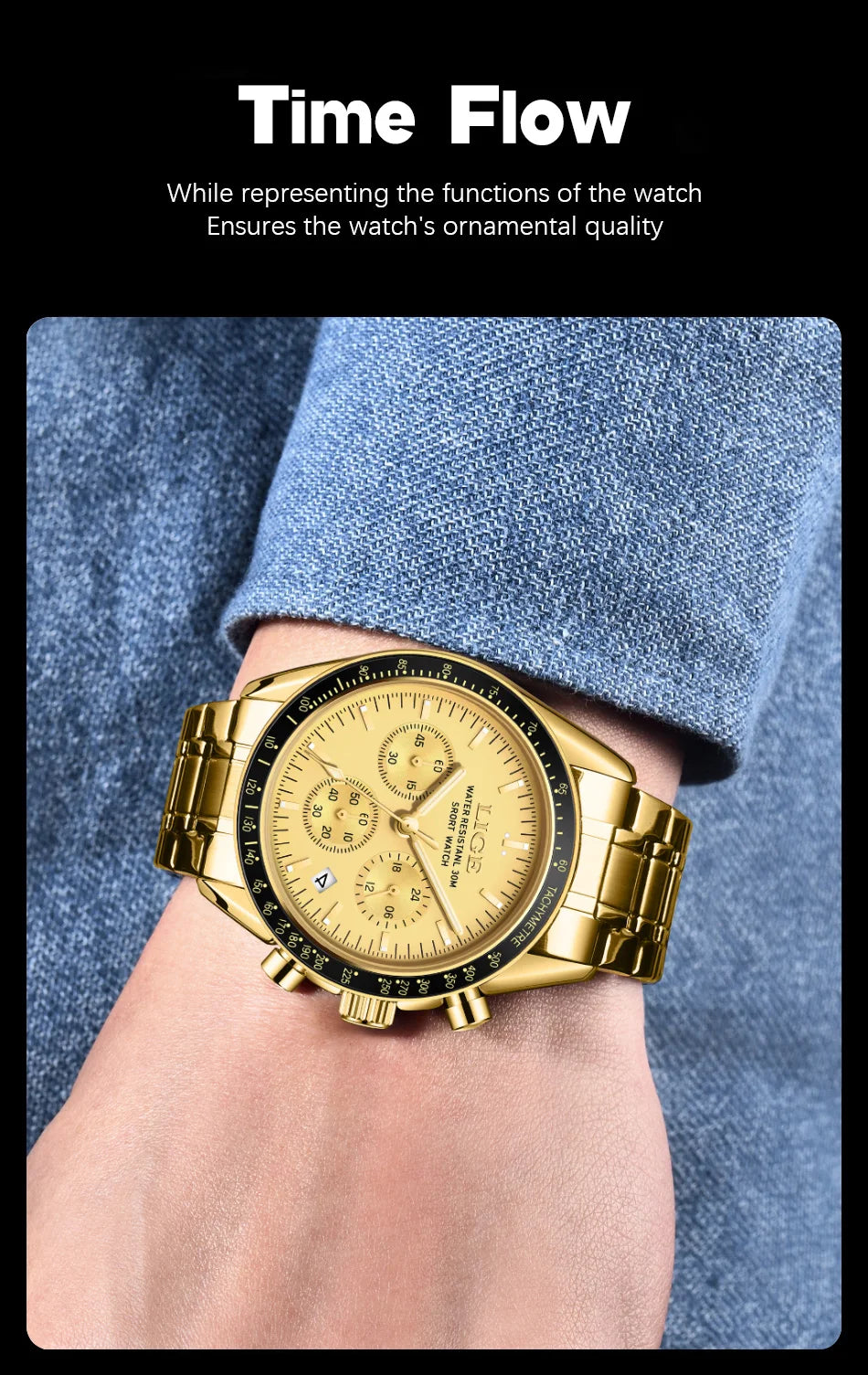 Maison Avelon Éclipse — Montre Homme Élégance Acier