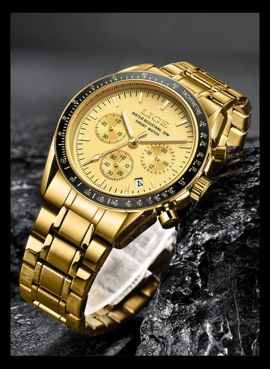 Maison Avelon Éclipse — Montre Homme Élégance Acier