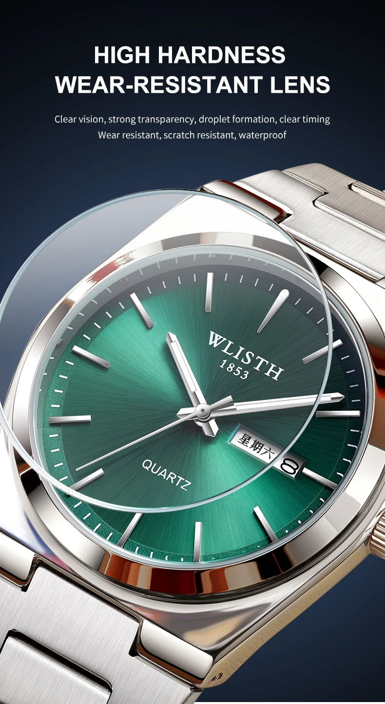 Maison Avelon Titan — Montre Homme Acier Lumineuse Calendrier