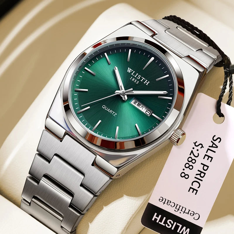 Maison Avelon Titan — Montre Homme Acier Lumineuse Calendrier