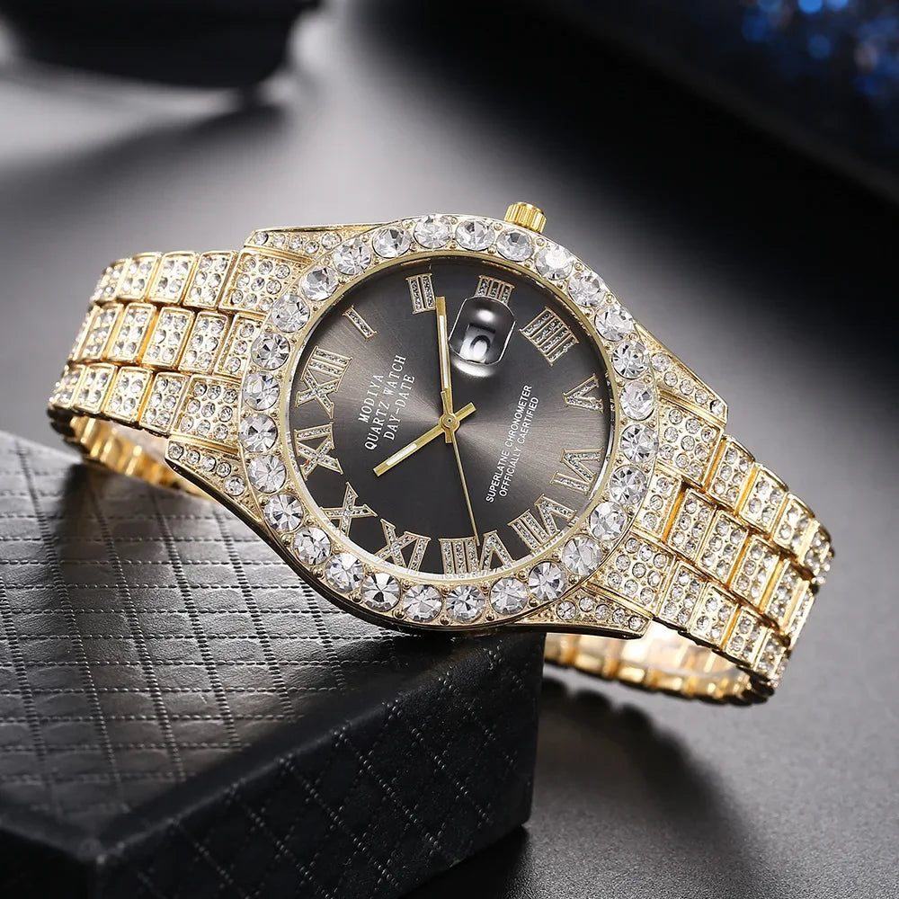 Maison Avelon Prestige Gold — Montre Homme Dorée Élégance Signature