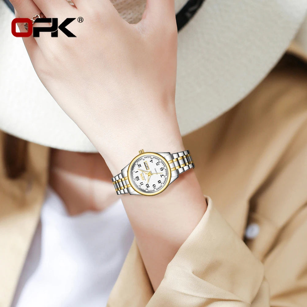 Maison Avelon Élise — Montre Femme Acier Élégante
