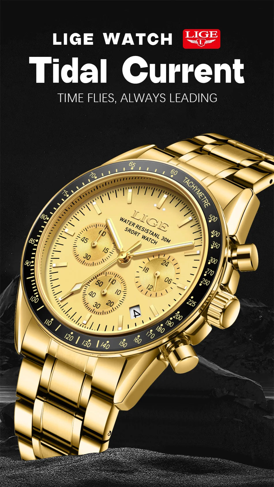Maison Avelon Éclipse — Montre Homme Élégance Acier