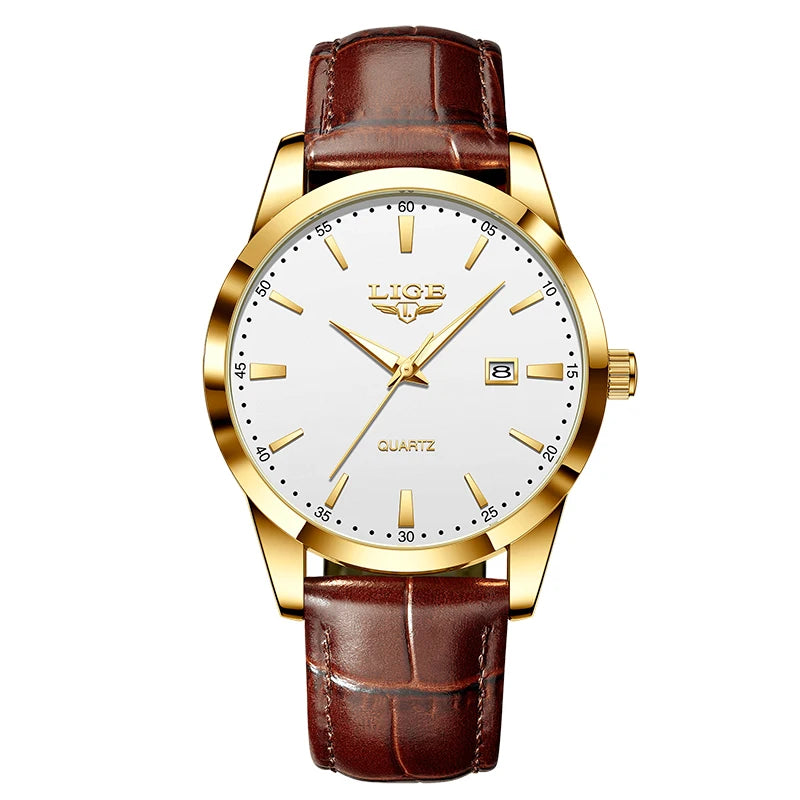 Maison Avelon Impérial — Montre Homme Cuir Marron Élégance
