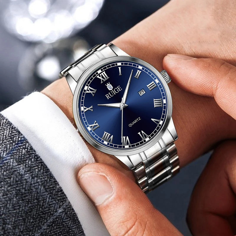 Maison Avelon Roma — Montre Homme Cadran Romain Élégance Intemporelle