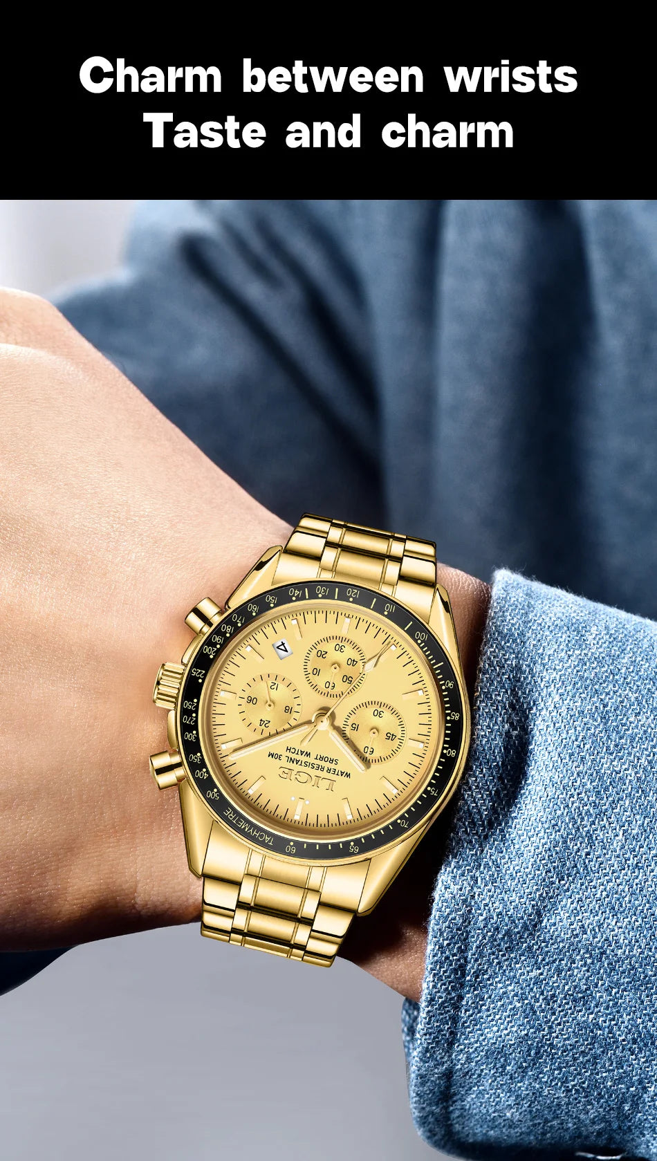 Maison Avelon Éclipse — Montre Homme Élégance Acier