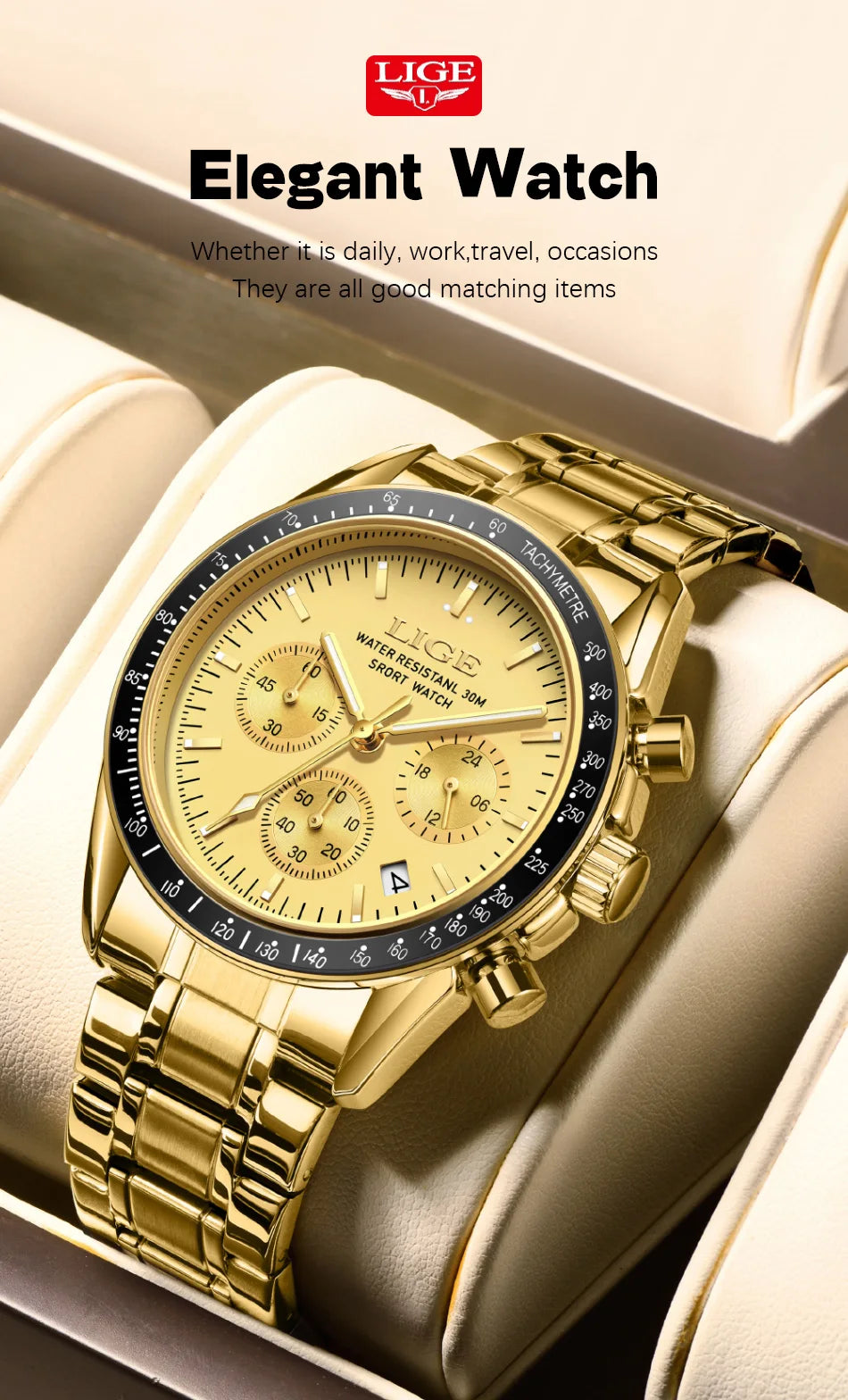 Maison Avelon Éclipse — Montre Homme Élégance Acier