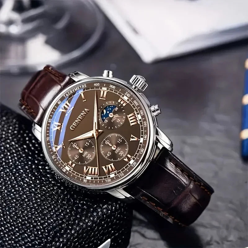 Maison Avelon Classique — Montre Homme Cuir Raffiné