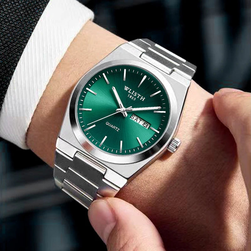 Maison Avelon Titan — Montre Homme Acier Lumineuse Calendrier
