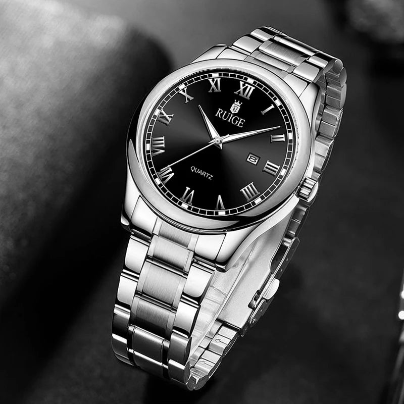 Maison Avelon Roma — Montre Homme Cadran Romain Élégance Intemporelle