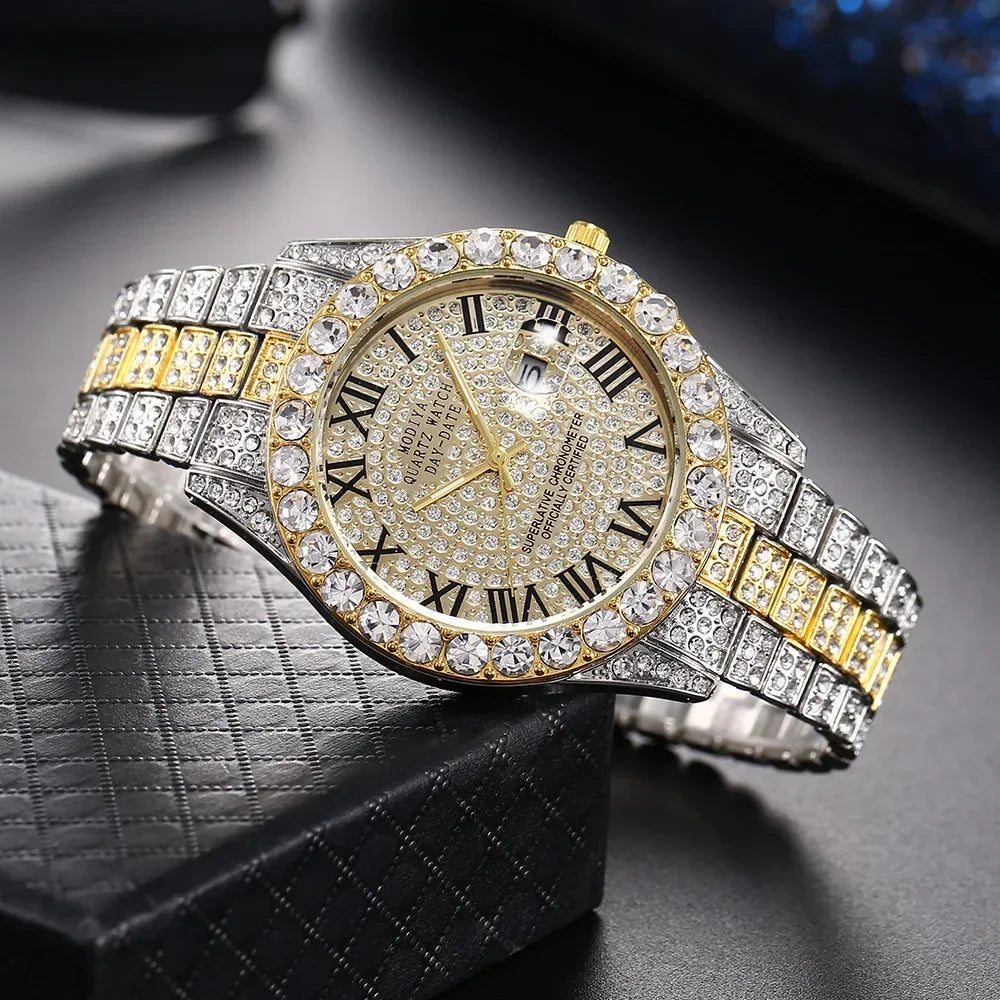 Maison Avelon Prestige Gold — Montre Homme Dorée Élégance Signature