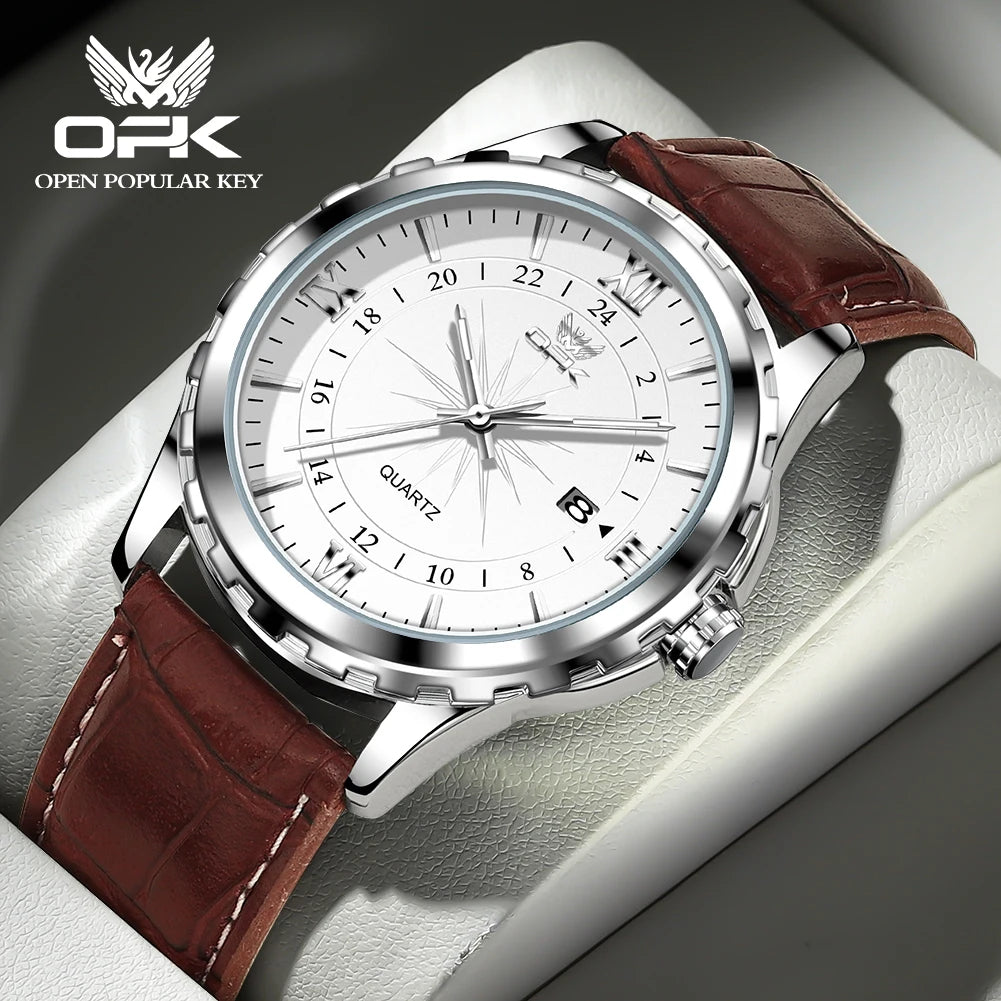 Maison Avelon Éternel — Montre Homme Acier Calendrier Prestige