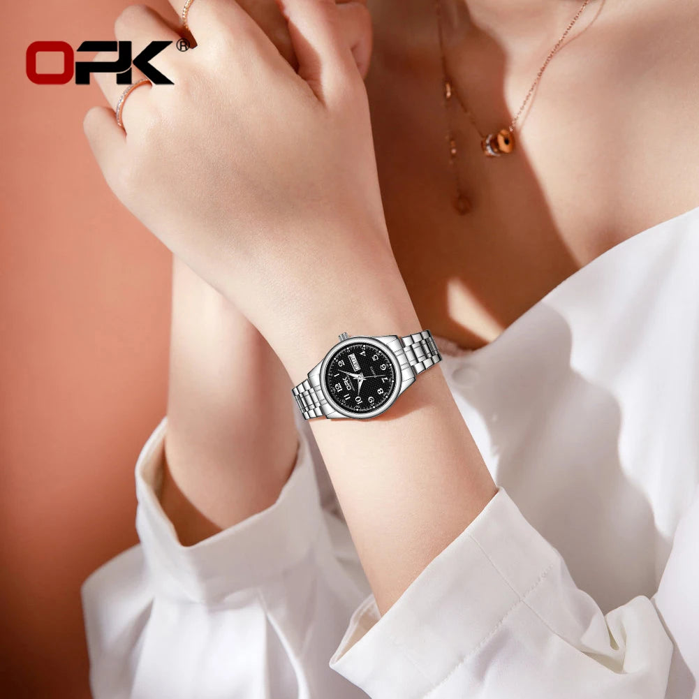 Maison Avelon Élise — Montre Femme Acier Élégante
