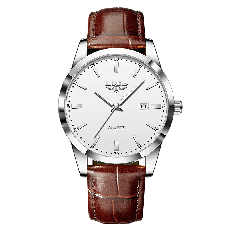 Maison Avelon Impérial — Montre Homme Cuir Marron Élégance
