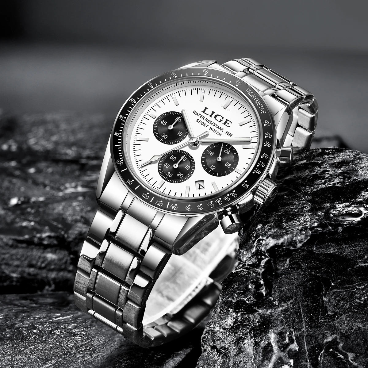 Maison Avelon Éclipse — Montre Homme Élégance Acier