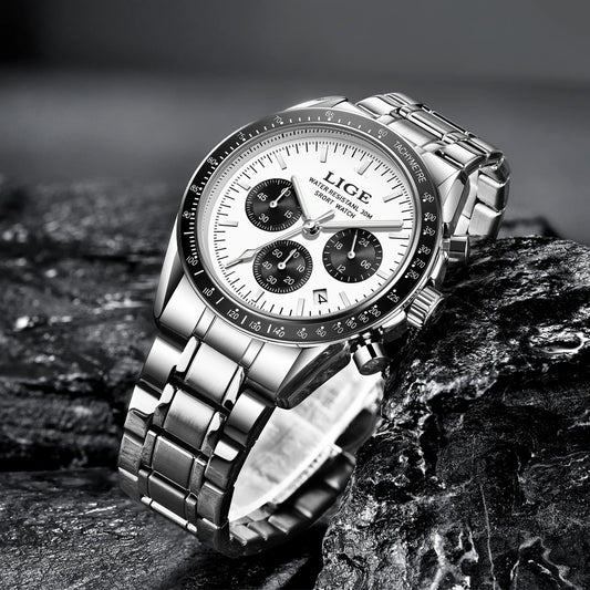 Maison Avelon Éclipse — Montre Homme Élégance Acier