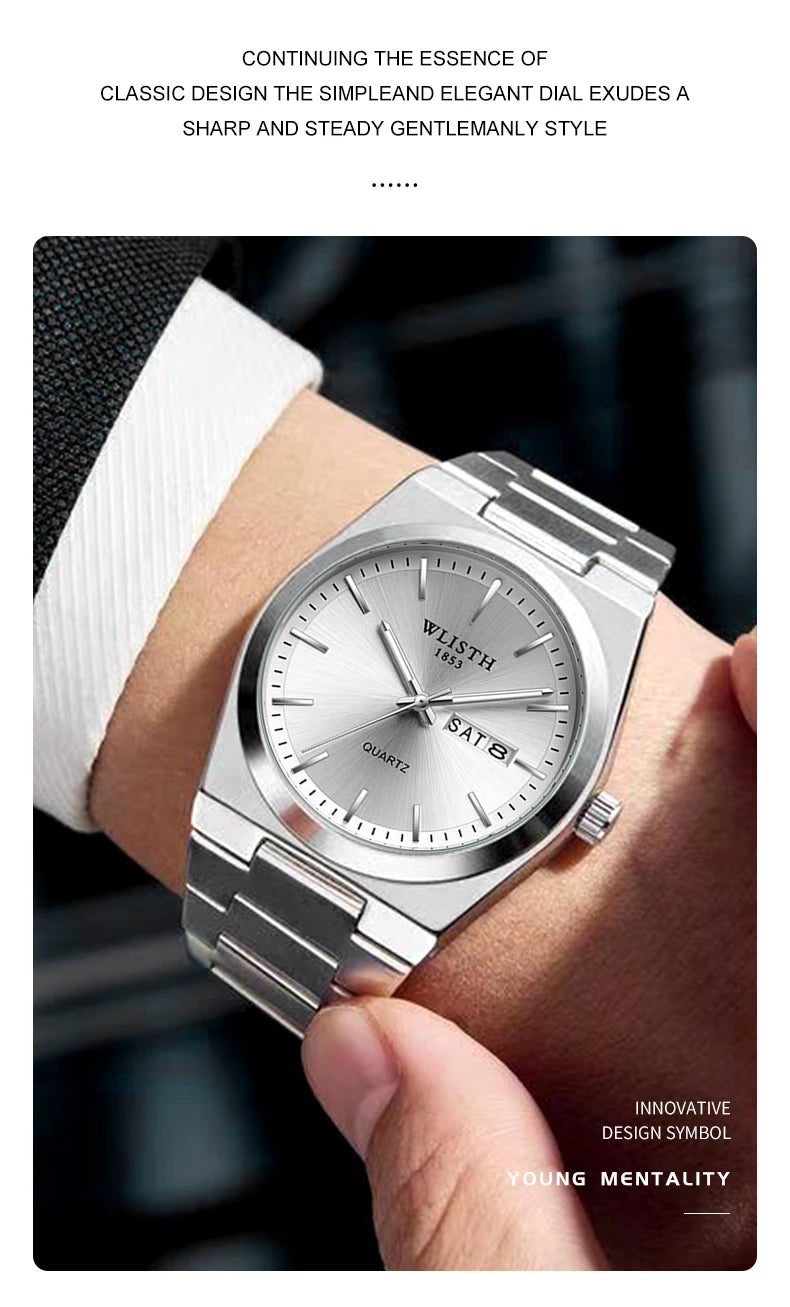 Maison Avelon Horizon — Montre Homme Acier Signature