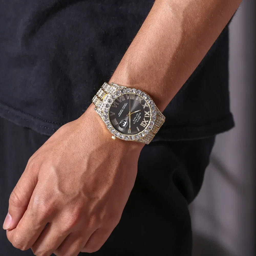 Maison Avelon Prestige Gold — Montre Homme Dorée Élégance Signature