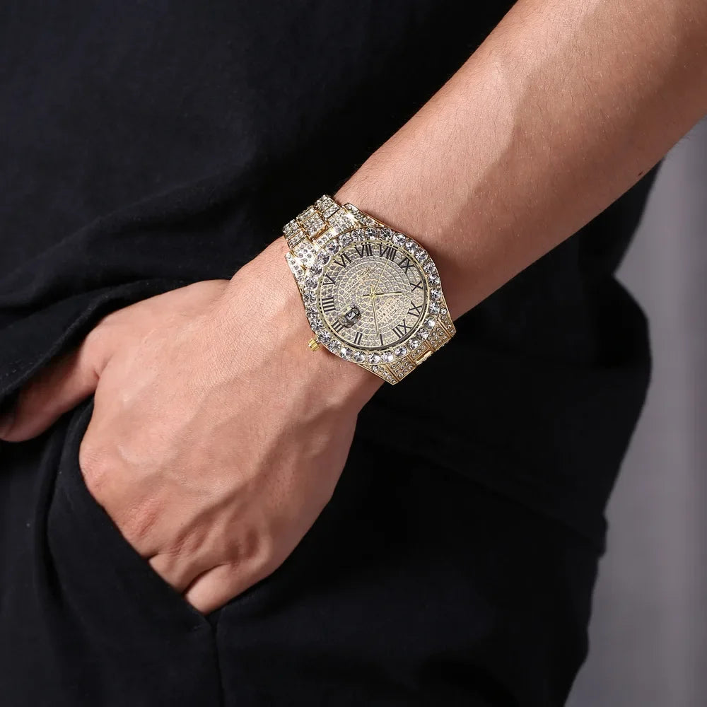 Maison Avelon Prestige Gold — Montre Homme Dorée Élégance Signature
