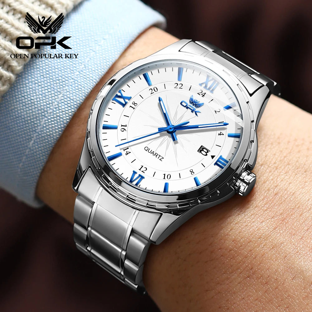 Maison Avelon Éternel — Montre Homme Acier Calendrier Prestige