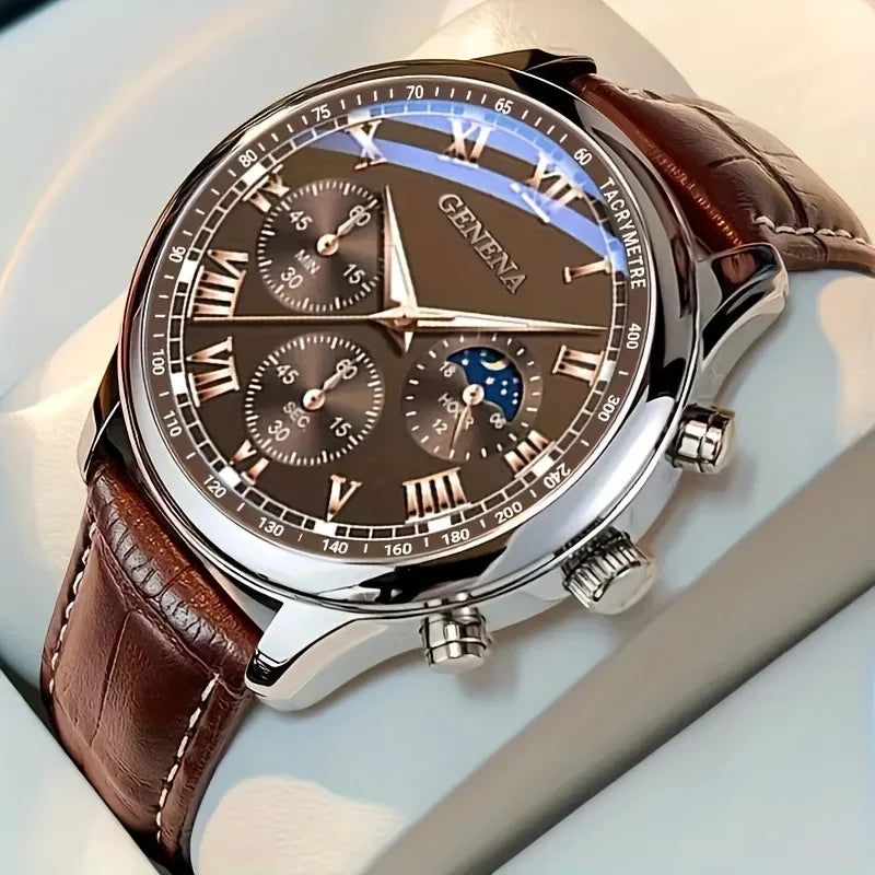 Maison Avelon Classique — Montre Homme Cuir Raffiné